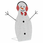 HKH Família de 3 Bonecos de Neve Iluminados - Branco Quente