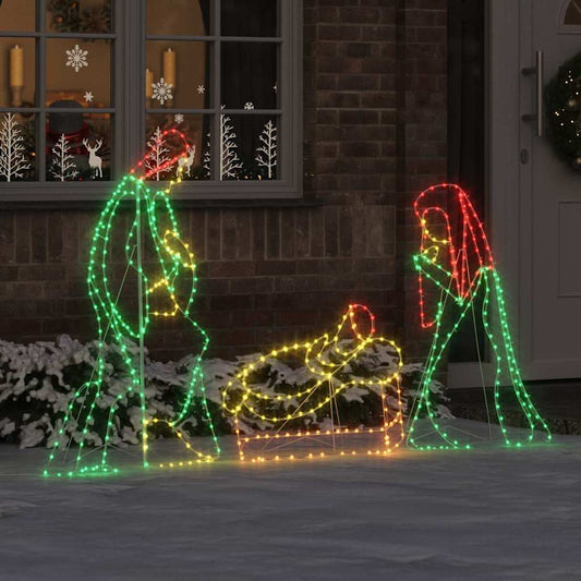 HKH Cenário de Natal Iluminado em PVC - Colorido