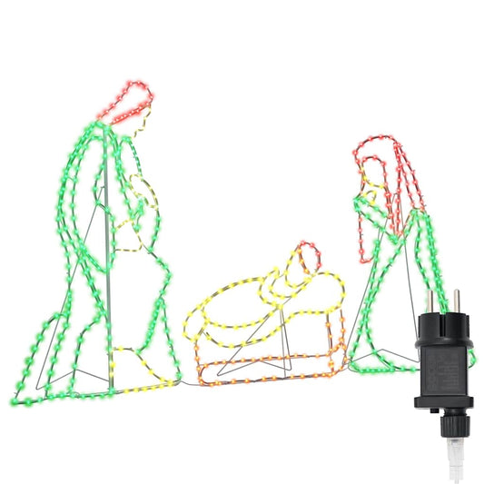HKH Cenário de Natal Iluminado em PVC - Colorido