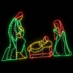 HKH Cenário de Natal Iluminado em PVC - Colorido