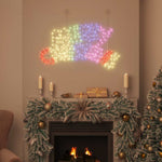 HKH Placa de Natal com 240 LED em PVC - Colorido