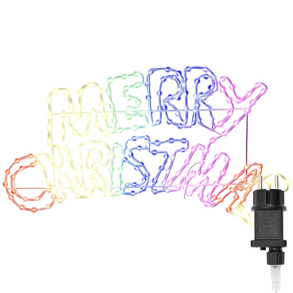 HKH Placa de Navidad con 240 LED de PVC - Colorida