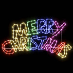 HKH Placa de Natal com 240 LED em PVC - Colorido