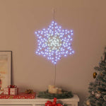 HKH Floco de Natal com 156 LED em PVC - Azul
