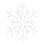HKH Floco de Natal com 180 LED em PVC - Branco Quente