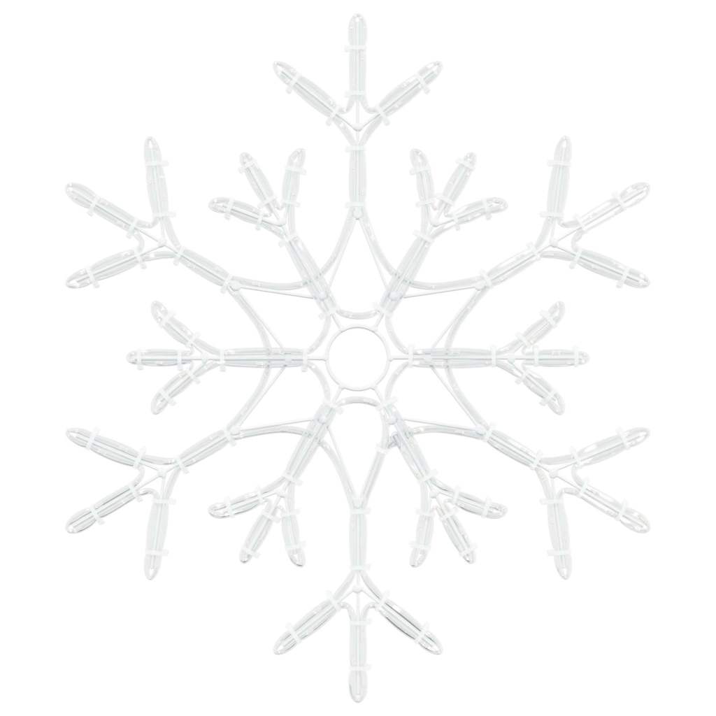 HKH Floco de Natal com 180 LED em PVC - Branco Quente