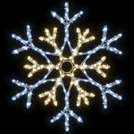 HKH Floco de Natal com 180 LED em PVC - Branco Quente
