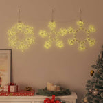 HKH Floco de Natal com 252 LED em PVC - Branco Quente