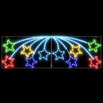 HKH Estrela de Natal com 432 LED em PVC - Colorido