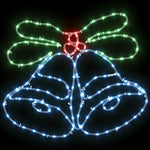 HKH Sino de Natal com 144 LED em PVC - Colorido