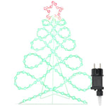 HKH Luz em Forma de Árvore de Natal em PVC - Colorido