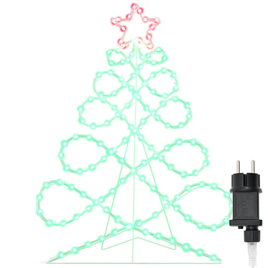 HKH Luz em Forma de Árvore de Natal em PVC - Colorido