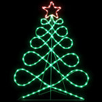 HKH Luz em Forma de Árvore de Natal em PVC - Colorido