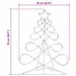 HKH Luz em Forma de Árvore de Natal em PVC - Colorido