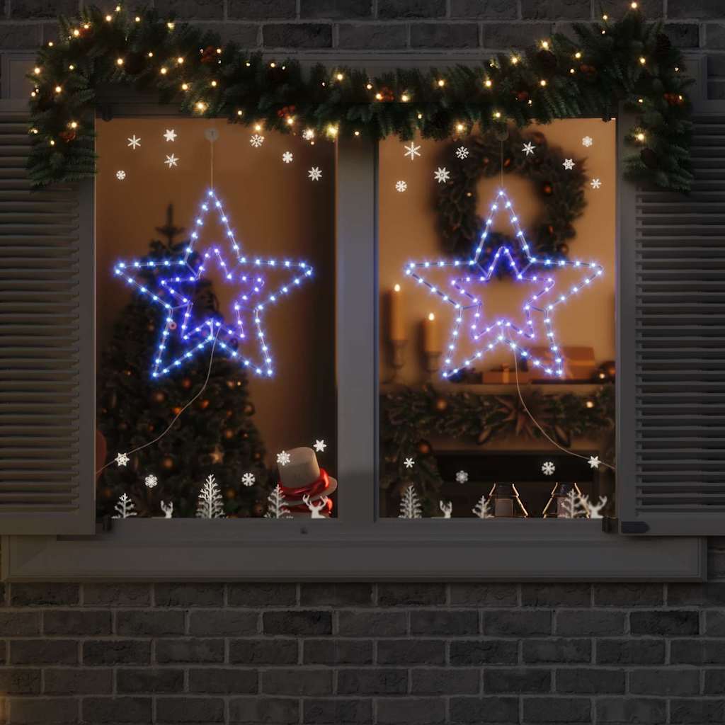 HKH Estrella de Navidad de Hierro Blanco Frío