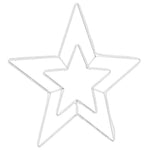 HKH Estrela de Natal em Ferro Branco Frio