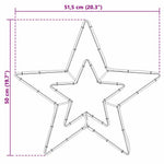 HKH Estrela de Natal em Ferro Branco Frio