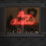 HKH Placa de Natal com 216 LED em Ferro - Vermelho