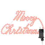 HKH Placa de Natal com 216 LED em Ferro - Vermelho