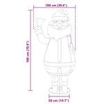 HKH Pai Natal de Natal em Tecido - Branco Quente