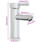 HKH Armario de lavabo de baño de roble - Negro