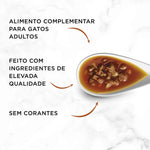 Purina Gourmet Soup Royale Snack Líquido Gato Salmão, Bacalhau e Solha 45 g 6x45 g
