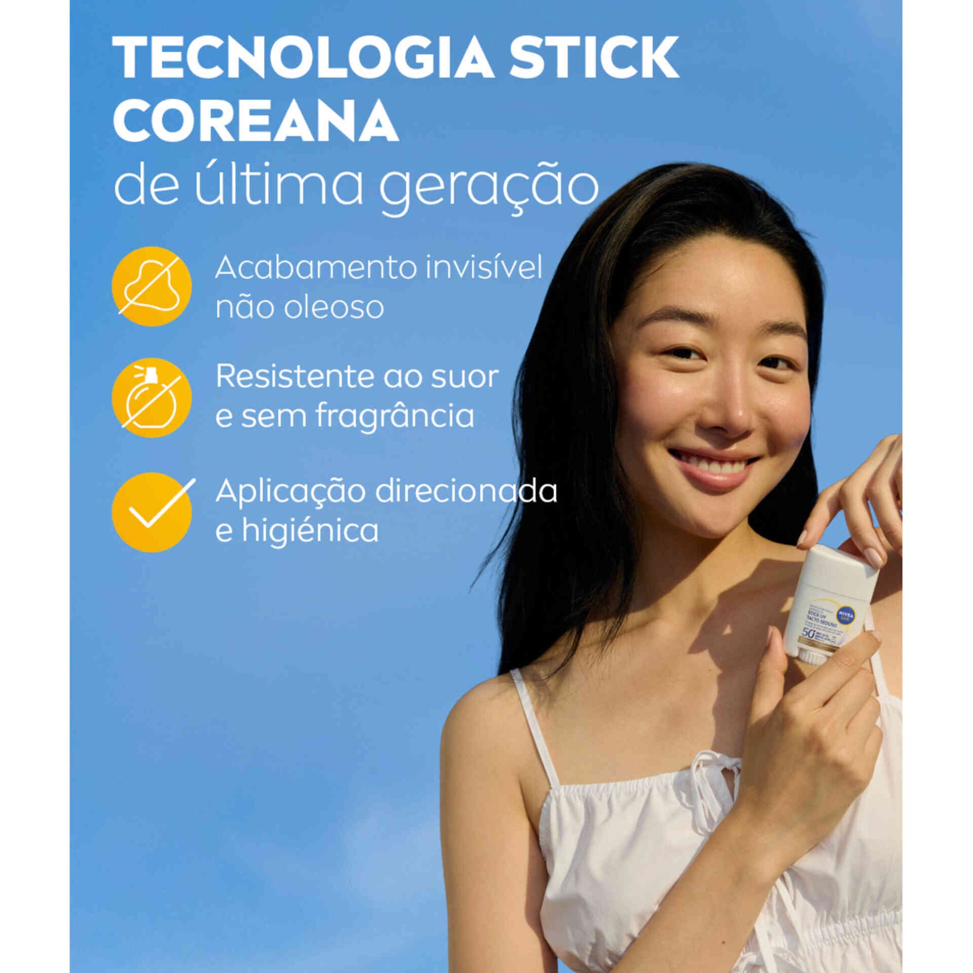 Nivea Sun Stick UV Rosto Especialista FP50+ 15 g