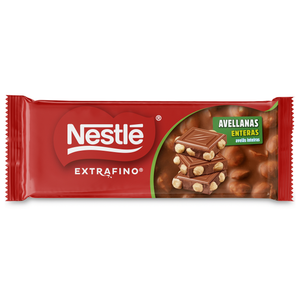 Nestlé Extrafino Chocolate de Leite Avelãs Inteiras 100 g