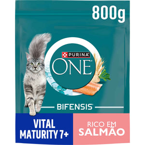 Purina One Vital Maturity Salmão para Gato Sénior 800 g