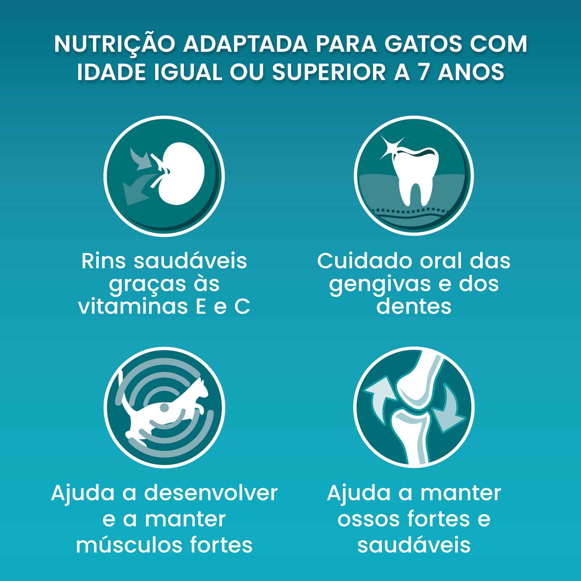 Purina One Vital Maturity Ração Gato Sénior Frango 800 g