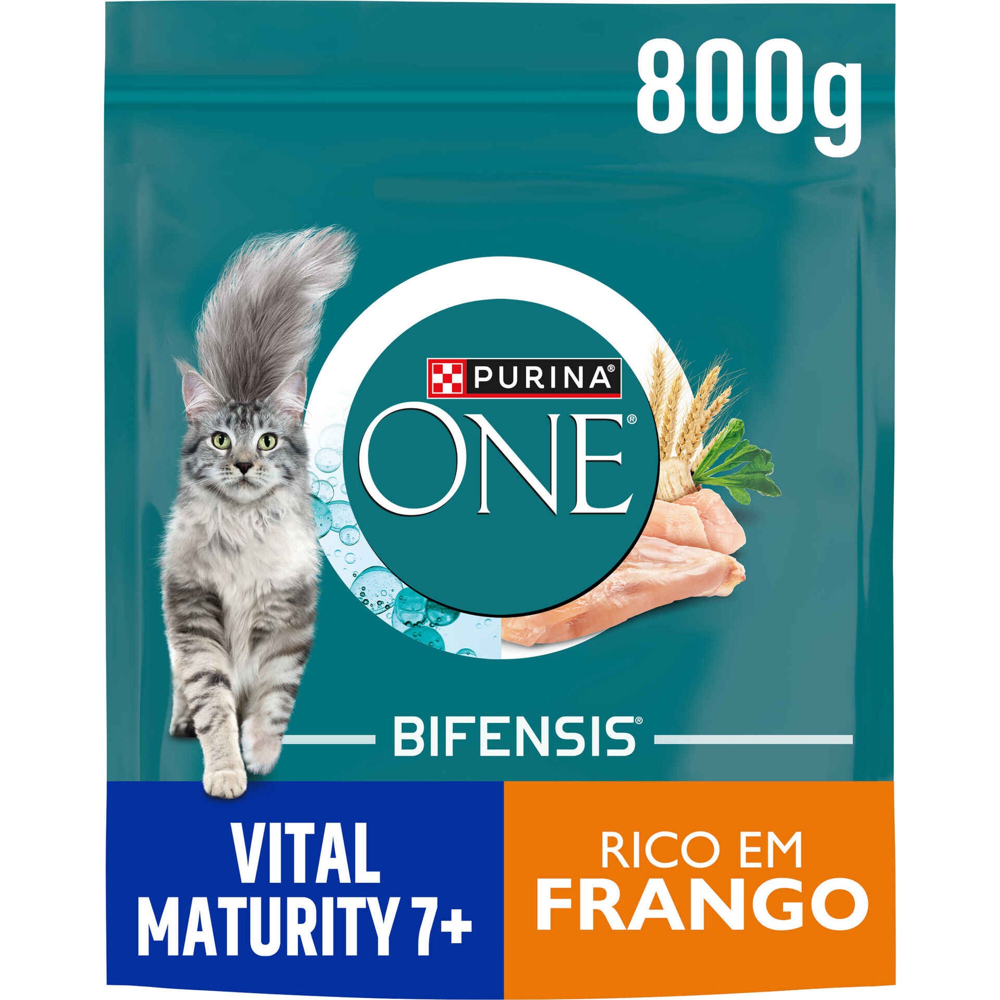 Purina One Vital Maturity Ração Gato Sénior Frango 800 g