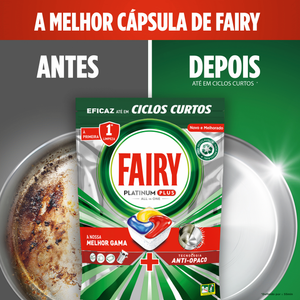 Fairy Platinum Plus Limão Pastilhas para Máquina Loiça, 36 unidades