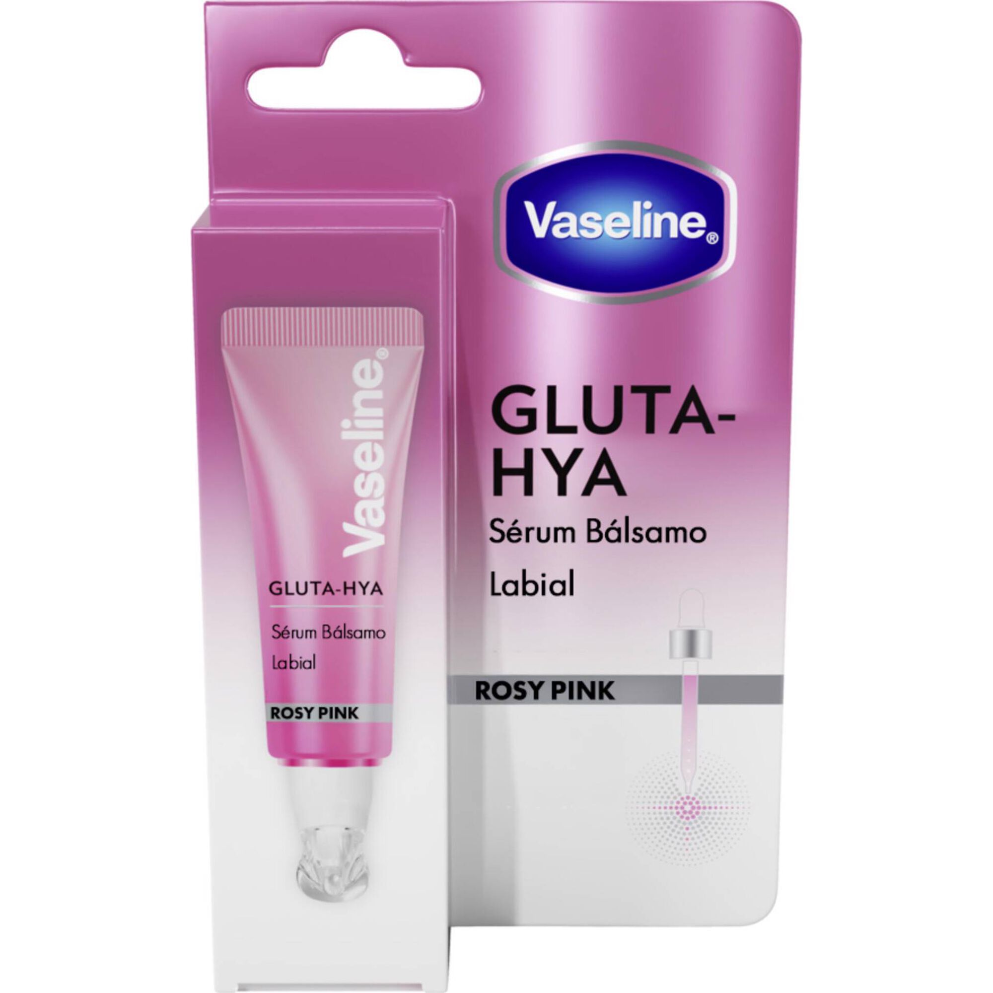 Vaseline Batom Sérum Gluta-Hya Rosy 9 g 10 ml