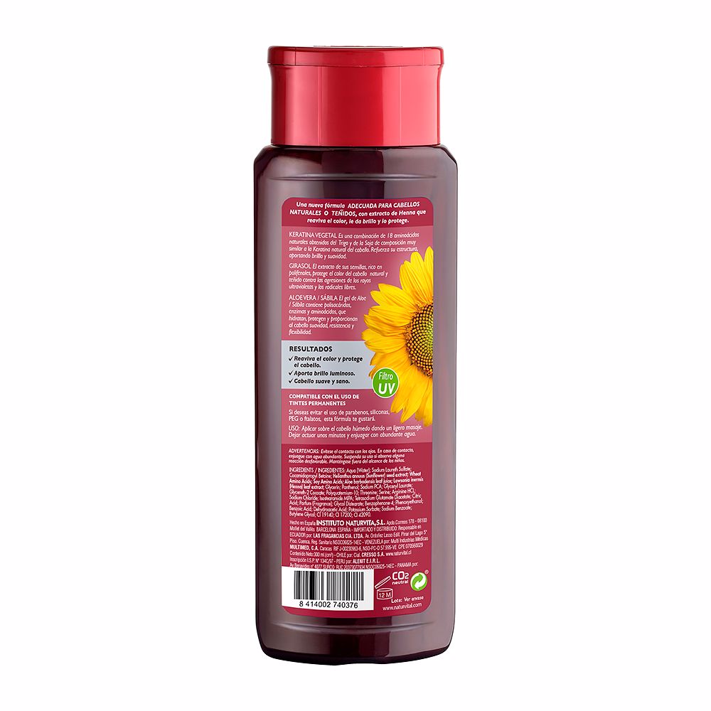 Natur Vital Shampoo cor mogno 300 ml