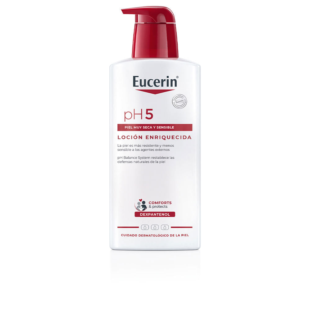Eucerin Loção enriquecida com ph 5 para proteção da pele seca, 400 ml