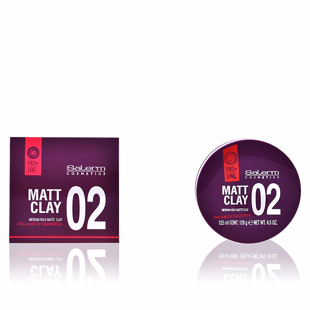 Salerm Matt clay argila fosca de fixação média 125 ml