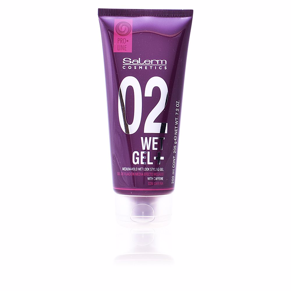 Salerm Wet gel+ medium hold wet look styling gel 200 ml