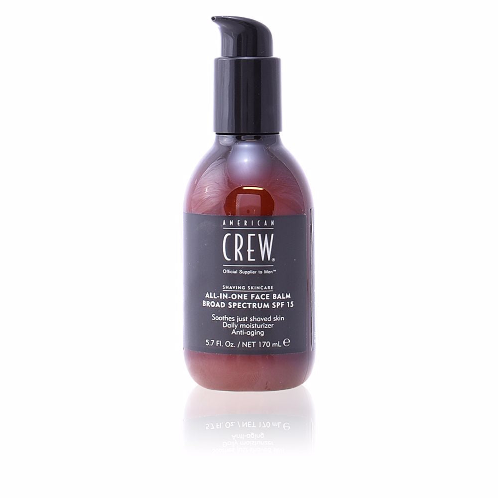 American Crew Bálsamo facial tudo-em-um para cuidados da pele de barbear spf15 170 ml