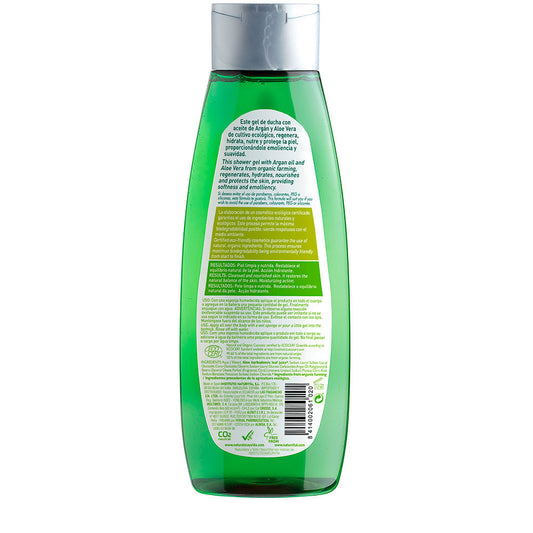Natur Vital Ecocert bio shower gel regenerador de argão e aloe vera 500 ml