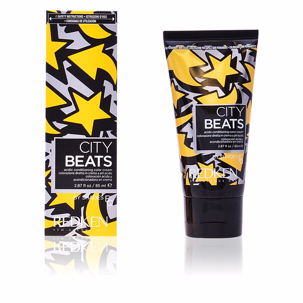 Redken Batidas da cidade creme de cor condicionador ácido #táxi amarelo 85 ml