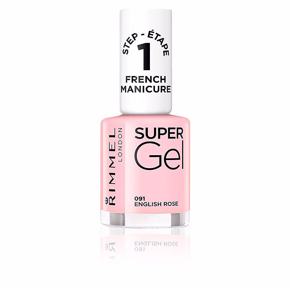 Rimmel London Super gel manicure francesa #091-english rose 12 ml