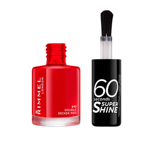 Rimmel London 60 seconds super shine esmalte #310-double decker vermelho 8 ml