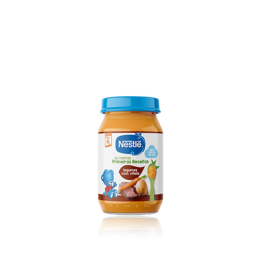 Nestlé As Minhas Primeiras Receitas Refeição de Legumes com Vitela Boião 190 gr