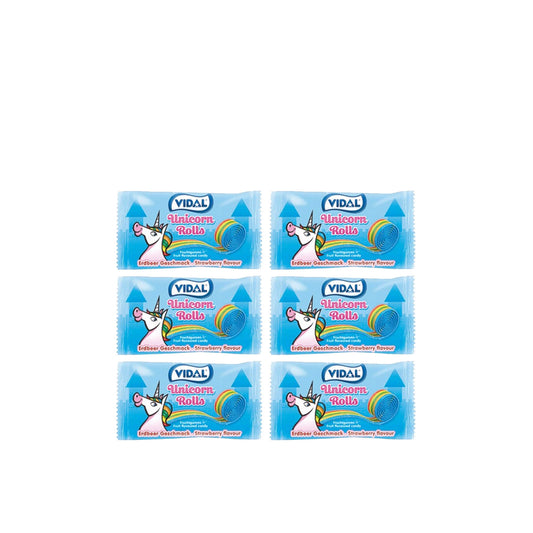 Vidal Unicorn Rolls 19 gr - Pack 6 x 19 gr — embalagem