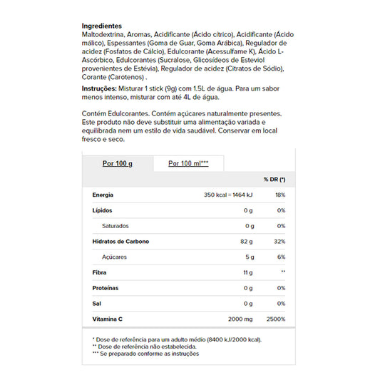 Prozis H2O Infusão Laranja 72 gr