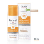 Eucerin Sun Photoaging Control Gel-Crema con Color SPF50+ Tono Medio 50ml