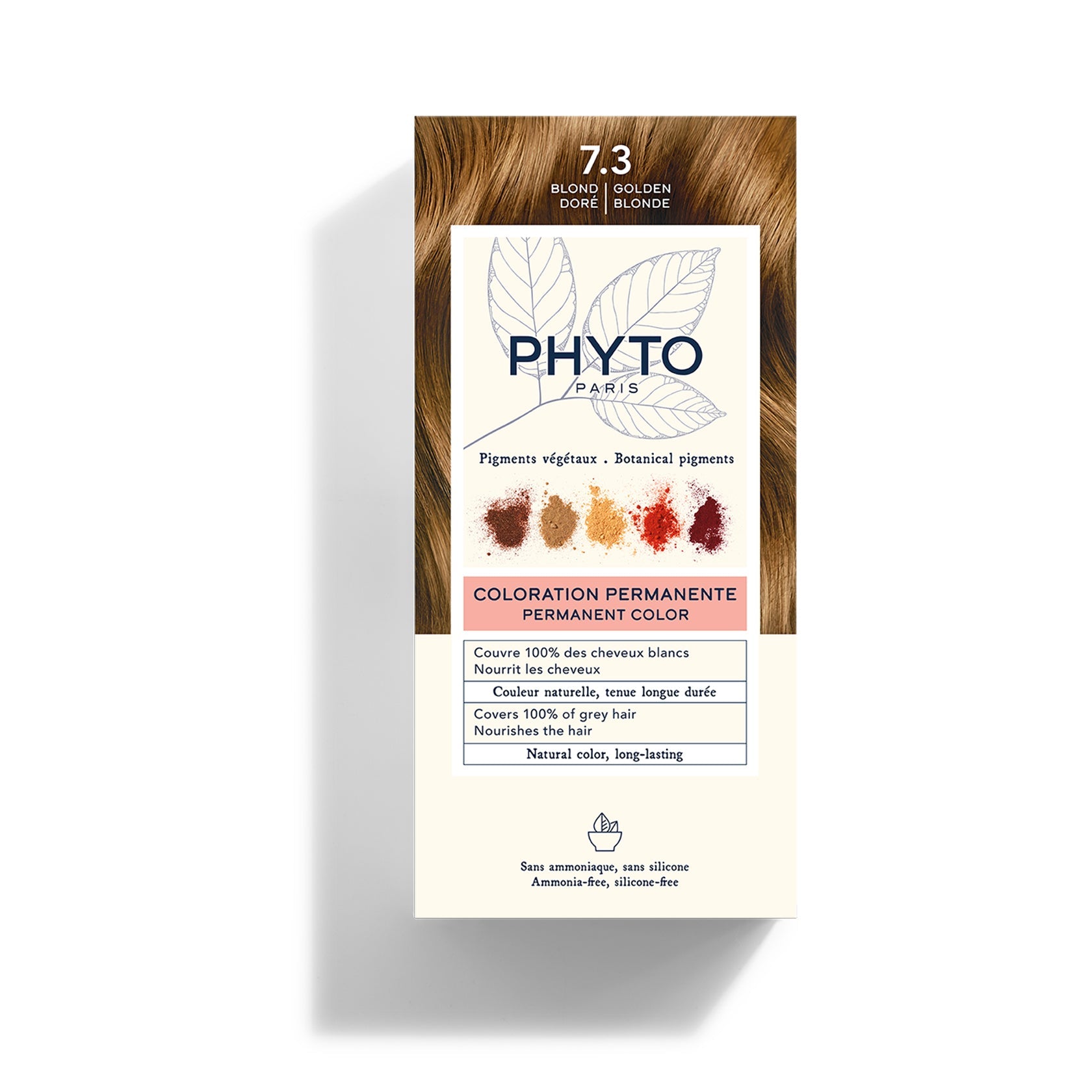 Phytocolor coloração permanente Shade 7.3 Golden Blonde