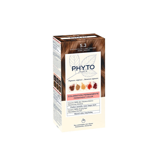 Phytocolor coloração permanente Shade 5.3 Light Golden Brown