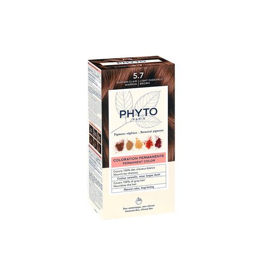 Phytocolor coloração permanente Shade 5.7 Light Chestnut Brown