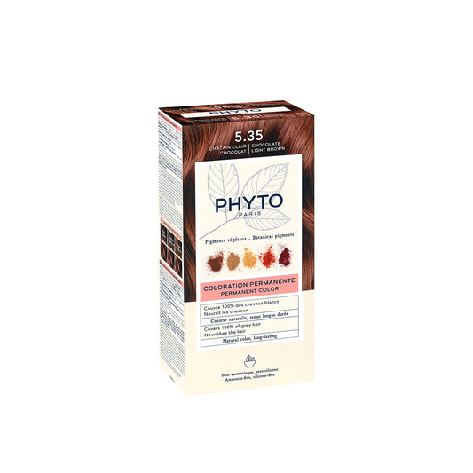 Phytocolor coloração permanente Shade 5.35 Chocolate Light Brown